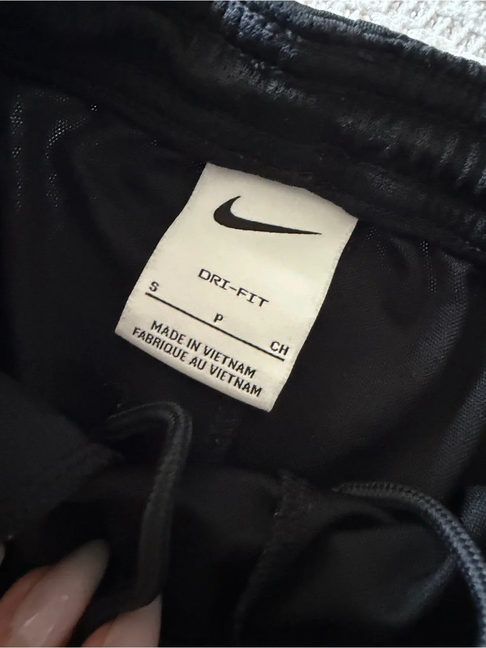 Nike Kids' Athletic Shorts in Black and Light Blue